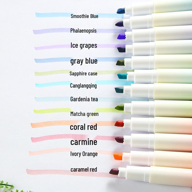 Gradient Fluorescent Highlighter: Eye-Safe, Large Capacity for Students
