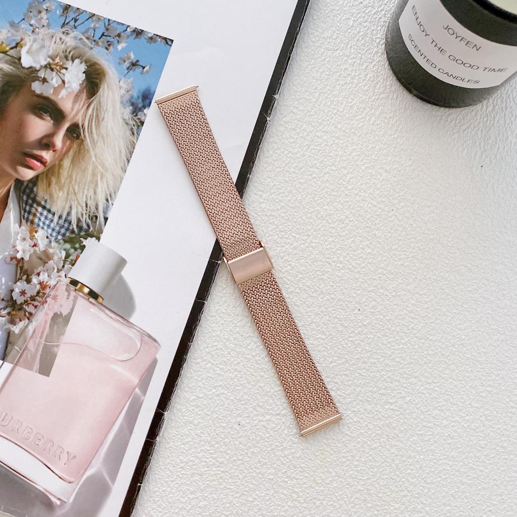 Nerezový pásek pro Samsung Galaxy Watch 4 5 6 Classic 40 46 mm 42 mm 43 47 mm Milánský pásek na hodinky pro chytré hodinky Gear S3 Huawei Watch Gt 2