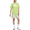 Nike Logo Print Crew Neck Casual Sport Short Sleeve T-Shirt Men Tops Green AR5007-332