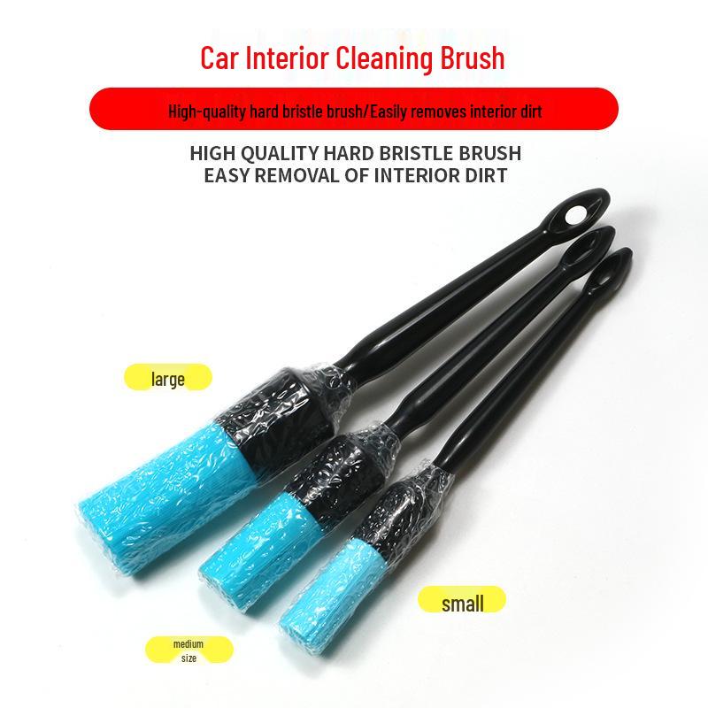 

Yellow Nylon Bristle Car Engine & Grille Cleaning Brush Blue Interior Brush No. 10