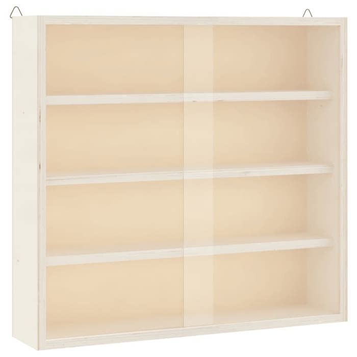 VidaXL Wooden Collection Display Case with Doors 40x8.5x37cm 4017385