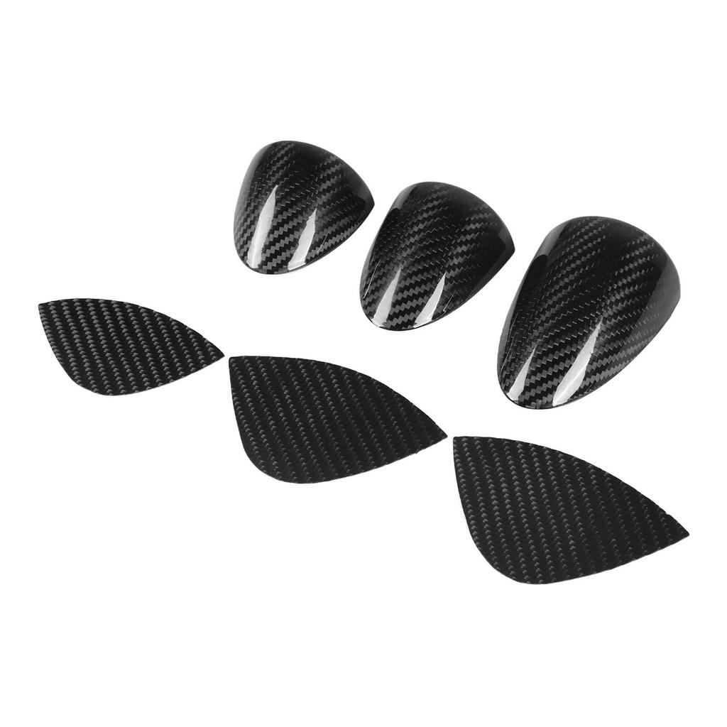 Genuine Carbon Fiber Dashboard Gauge Pod Cover Decoration Replacement for Nissan 350Z 2003‑2009 Z33