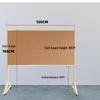 Mobiel Vilten Mededelingen- en Fotodisplaybord - Staand Aankondigingsbord voor School- en Kantoorgebruik