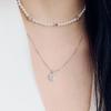[Rosemont] Silver Necklace Pure Rose Ra25A03K