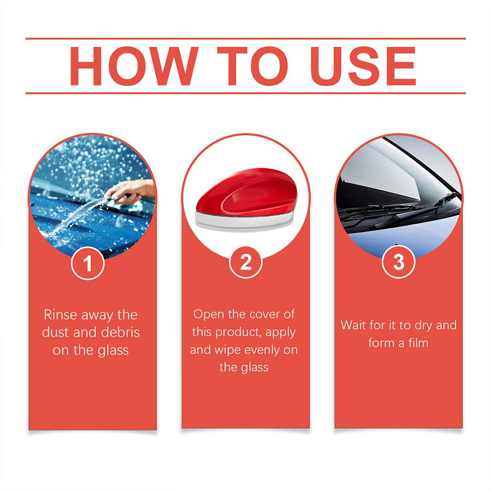 Car Oil Film Remover Mouse Reusable Oil Film Clean Cleaning View Cleaning Auto Windshield High-definition Strong Glass Care A4t5