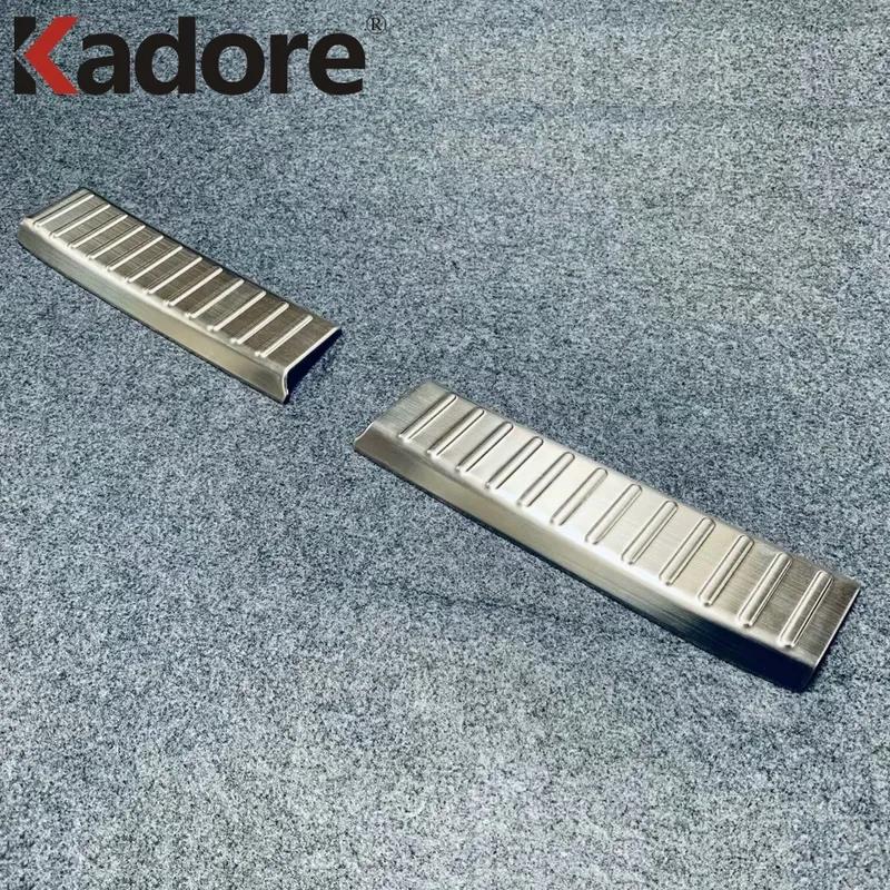 For Toyota Raize  -2024 2025 Steel Car Inner Rear Trunk Bumper Cover Trim Tailgate Door Sill Plate Guard Accessories