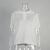 Spring/Summer 2025 Women's Cross-Border Openwork Knit Bubble Sleeve Sweater