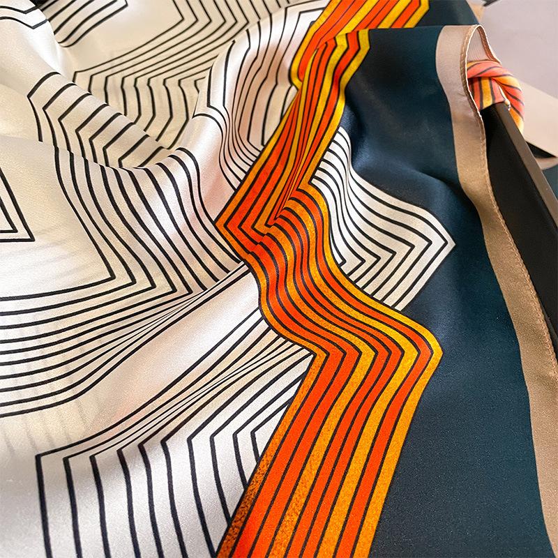 Eșarfă Stil Nou Mătase de Dud Coreeană Eșarfă Eșarfă Eșarfă Profesională High-end Eșarfă la Modă și Versatilă Vară