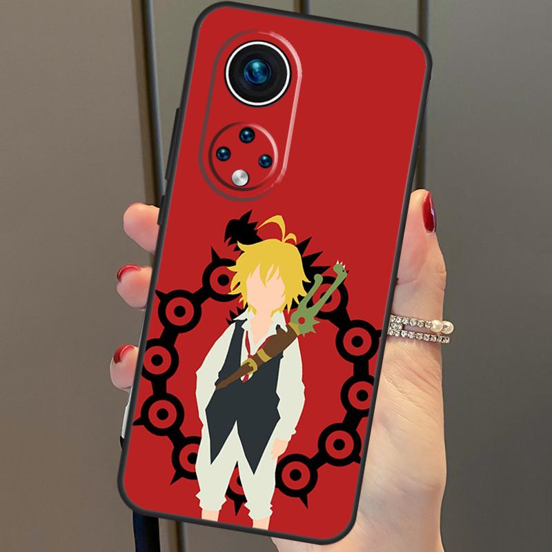 

Чехол «Семь смертных грехов Meliodas» для Honor 50 Lite, чехол для Huawei P20 P30 P40 Pro Nova 9 5T P Smart 2021 8X 9X 10i Honor 50 Lite