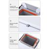 Plastic Hanging Trash Can Kitchen Compost Bin for Cupboard Doors 9L Large Capacity with Easy Installation