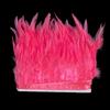10 Meter Fluffy Rooster Feather Ribbion Fringe 8-13CM Tassless Crafts Dress Decoration Natural Colored Chicken Plumes Accessories