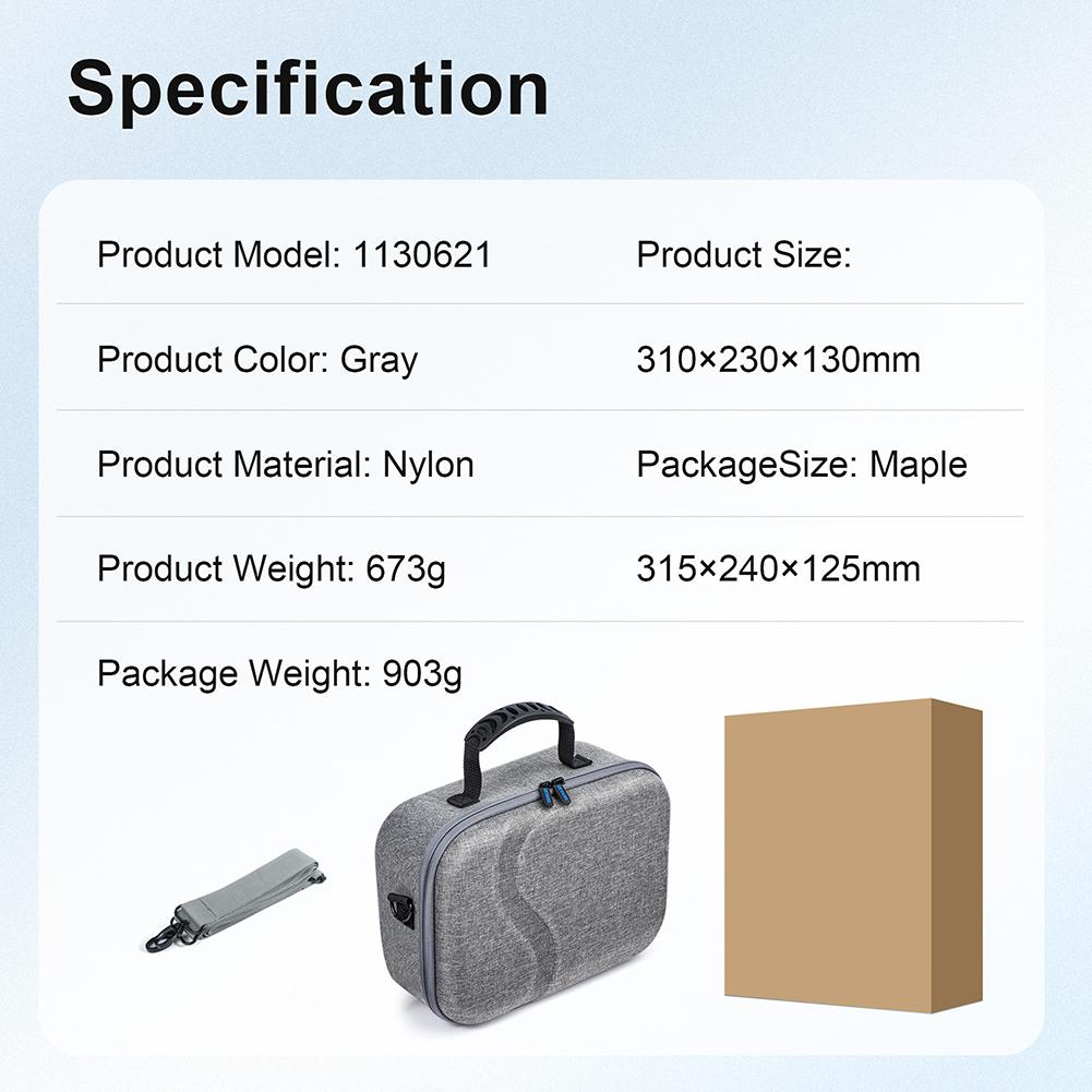 VR Glasses Portable Handheld Crossbody Bag Portable Protection VR Gaming Bag VR Gaming HeadStrap Storage Bag For Meta Quest 3