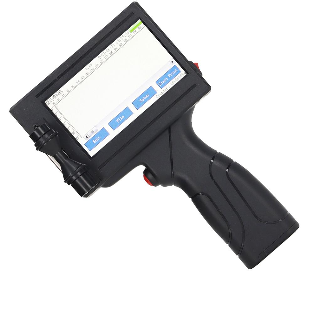 sc18 Handheld Inkjet Printer Gun Portable Intelligent Handheld Inkjet Printer with LED Touch Screen 12.7mm