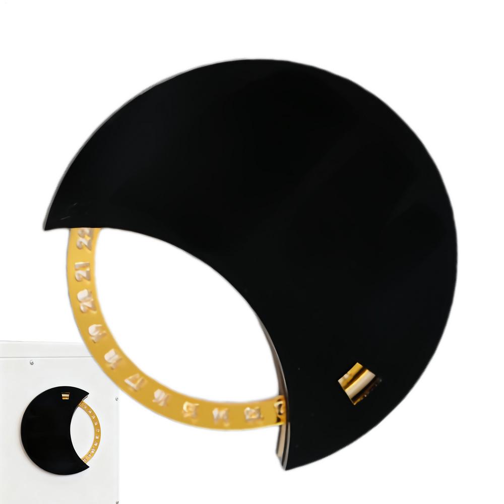 

Christmas Calendar 30 Days Cabinet Magnet Countdown Moon Shape Rotatable Wheel Fridge Magnets For Various Holiday Celebration other