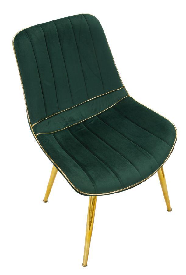 Chair Paris Green Gold Set 2 Pcs Cm 51X59X79