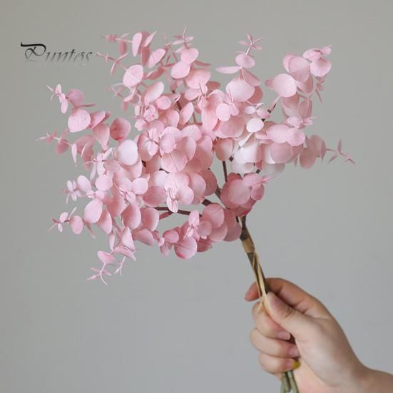 15.7" Faux Eucalyptus Leaves Stems Artificial Eucalyptus Leaves Branches Colored Simulated Fake Leaves for Home Party Wedding Decor