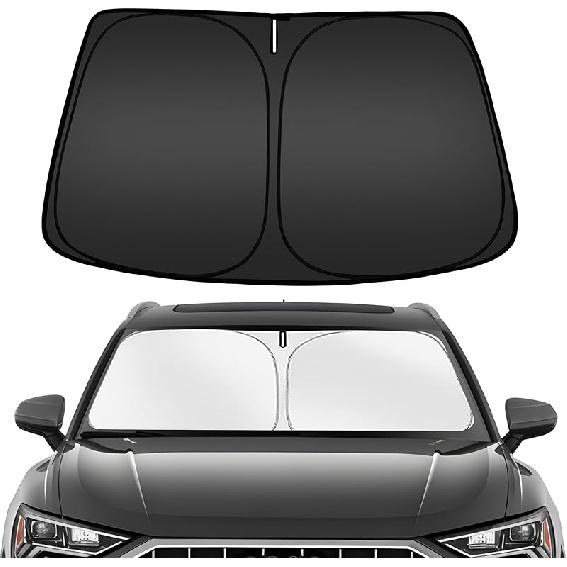 ARISMOTOR Windshield Sun Shade For Hyundai Kona 2024-2025 2026,  Fit Foldable Front Window Sunshade Sun Visor Protector, Block UV Rays Keep Your Car