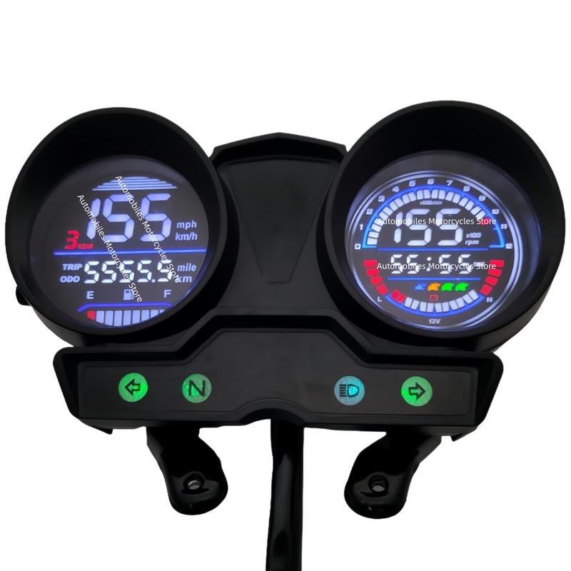 YBR125 LED Digital Meter Gauge For YAMAHA YBR 125 Motorcycle Instrument Odometer Speedometer Dashboard