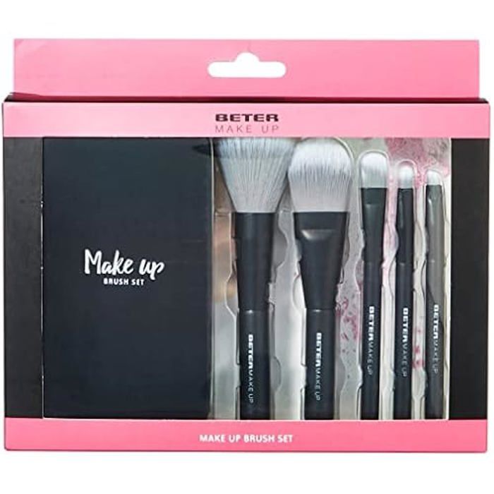 Kit de maquillage - BETER - Black Edition - 5 pinceaux - Mixte - Multicolore