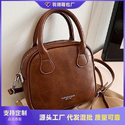 Mode handväska väska dam ny high-end nisch axel budväska textur bud liten fyrkantig väska