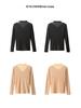 2023 Women's Autumn Long-Sleeve Lace Mesh Top with Half-High Collar