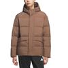 Adidas Down Jackets Unisex Stratum Dark Earthy Brown/Dark Gray Brown Hooded Moderate KQ5521