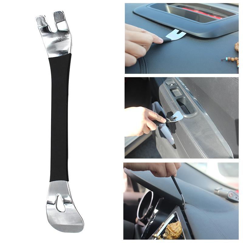 Car Buckle Modification Removal of Audio Navigation Center Console Interior Door Panel Tool Car Stainless Steel Pry Plate