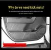 Buick E5 Door Kick Mats: Carbon Fiber Passenger Seat Protection Stickers.