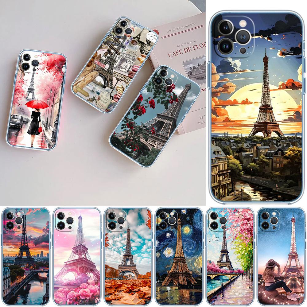LO81 Paris Eiffel tower Phone Case for LG K22 K30 K40 K40S K41 K42 K50 K50S K51 K51S K52 K61 K62 K71 K92 Q60 Q61 V40 V50 V60