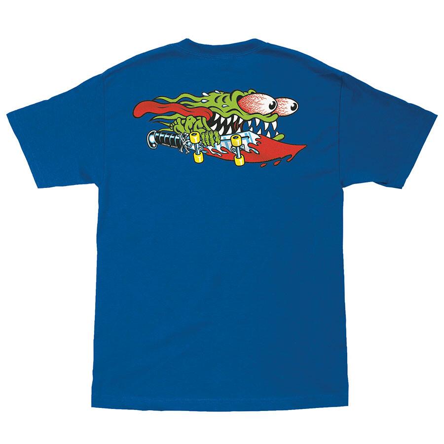 Santa Cruz Keith Meek SLASHER Skateboard T Shirt ROYAL BLUE S