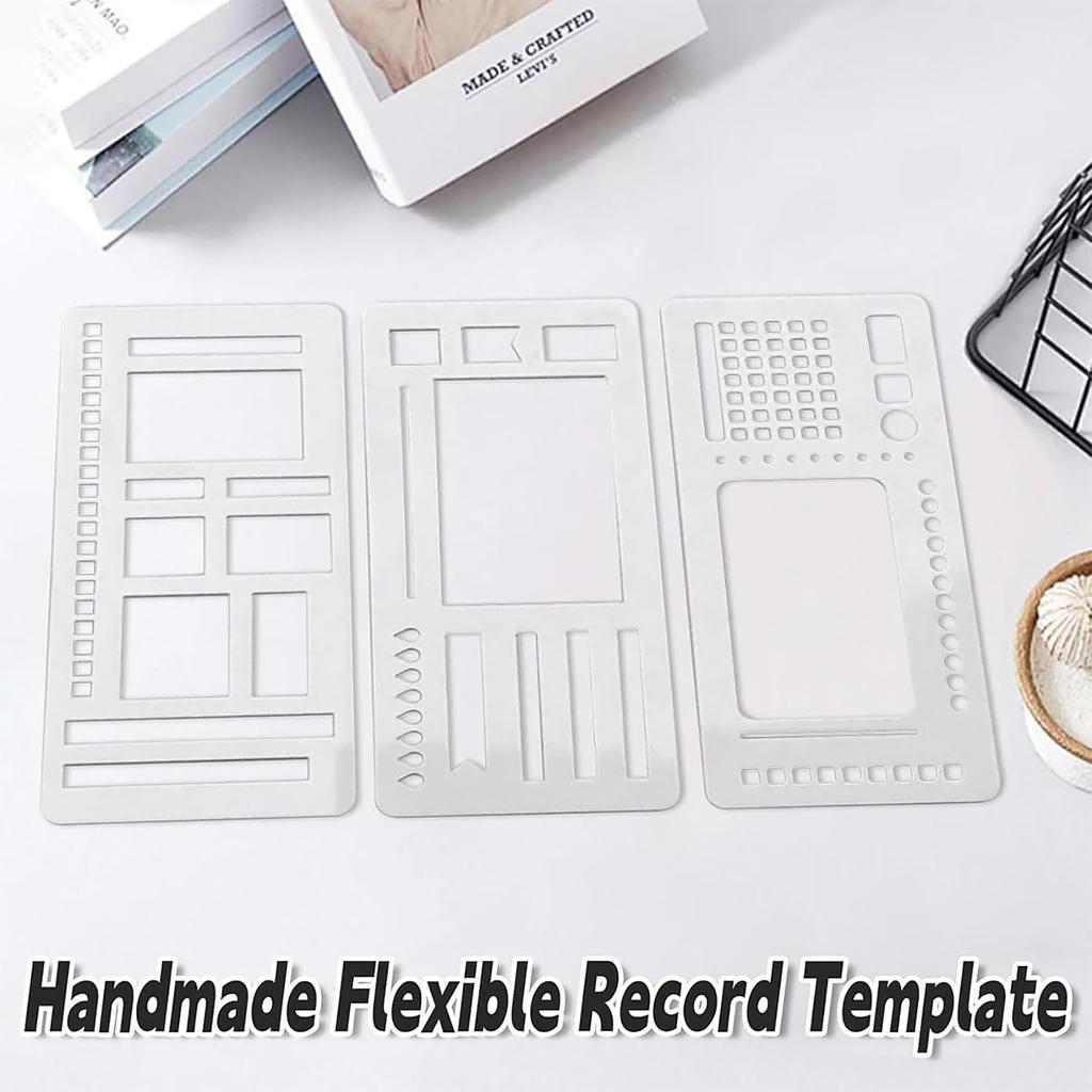 Handmade Flexible Record Template Flexible Ruler With Recording Templates