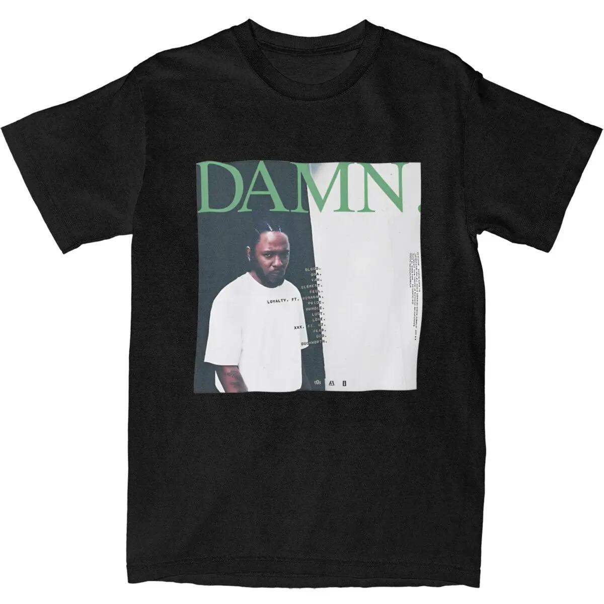 KENDRICK LAMAR T Shirt Summer DAMN Logo Streetwear T Shir... L