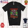 Custom Name School Counselor Of Cutest Reindeers Merry Christmas Tree Job Shirt