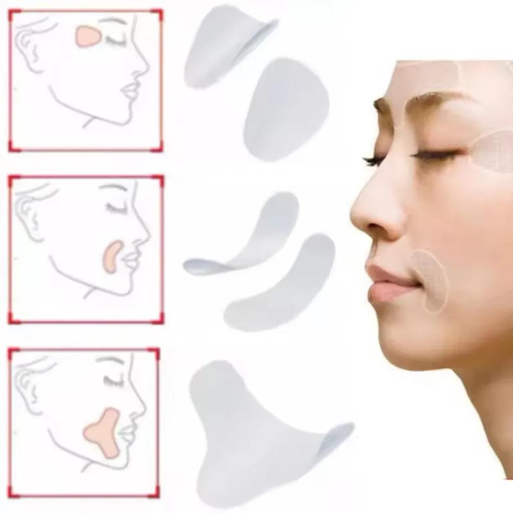 Thin Facial Line Stickers Anti-Wrinkle Patches for Sagging Skin Lift Up Tape for Frown & Smile Lines Forehead