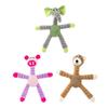 Teething Toy Puppies Animal Shape Soft Plush Chew Toy with Sound Maker Interactive Dog Toy Small Medium Dogs Puppy Play Toy