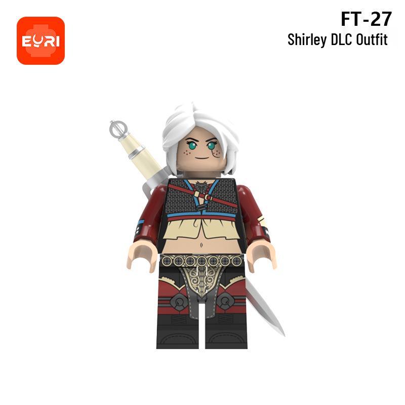 Witcher Geralt & Ciri Monster Hunter Building Blocks Educational Toy for Children