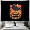Spooky Halloween Tapestry Gothic Raven Forest Wall Hanging Dark Fantasy Decor Room Dorm Aesthetic Home Decor Wall Art