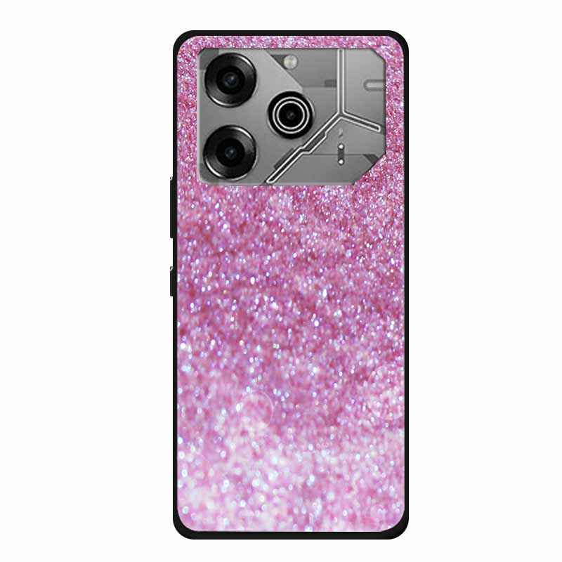 For Tecno Pova 6 Pro Case Marble TPU Silicone Soft Back Cover Phone Cases for Tecno Pova6Pro 5G LI9 Protector Mica Painted Coque