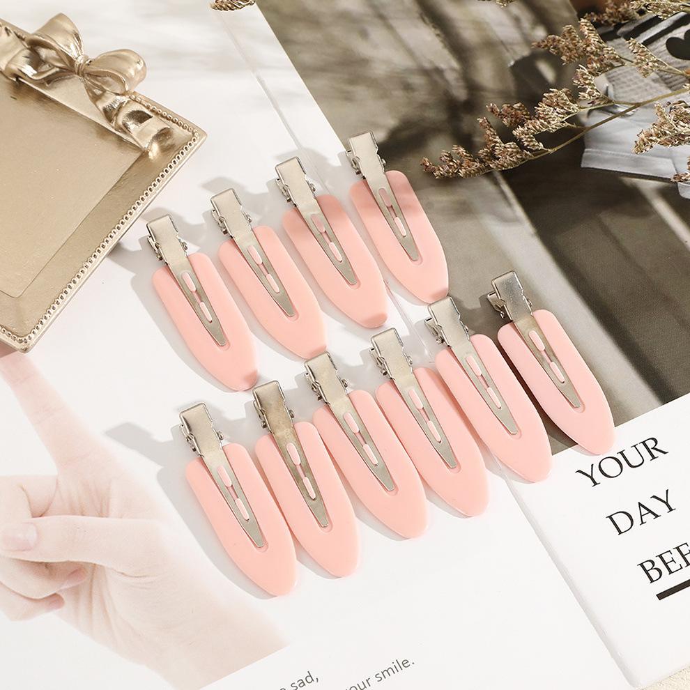 Set da 10 Pezzi Fermagli per Capelli Senza Pieghe e Senza Cuciture Barrette Laterali per Frangia Accessori per Trucco e Lavaggio Viso Forcine per Acconciatura Bambina