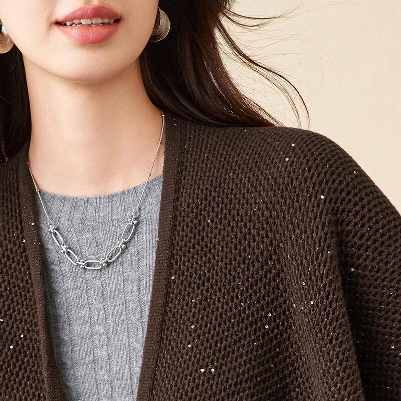 CARBAMMI Women's Loose Knit Cardigan