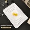 Serving Tray Platter Rectangular Vegetable And Fruit Trays for Snack Dessert Cookie Cheese Plastic Platters Large BPA Free Food Trays Party Supplies