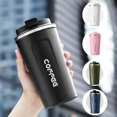 380/510ml Thermo Kaffeebecher Becher Warmhalten Heiß Kalt Für Saft Tee Wasser Eisgetränk Schule Isoliert Edelstahl Auslaufsicher