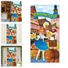 Oktoberfest Themed Party Decors 90X180Cm Durable Polyester Backdrops With Hanging Ropes For Event Celebration