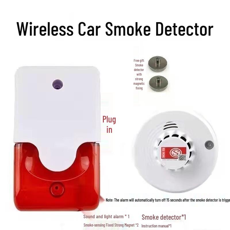 SANSHENG Smart Truck Wireless Smoke Detector Kit Single Kit