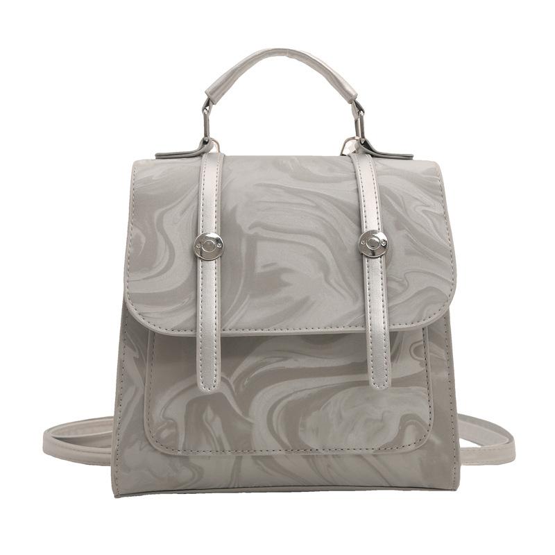 

Жіноча сумка 2024 року, новий модний модний корейський варіант, персоналізований тренд, повсякденний рюкзак, проста сумка для приміських поїздок на одне плече, косий розмір срібний