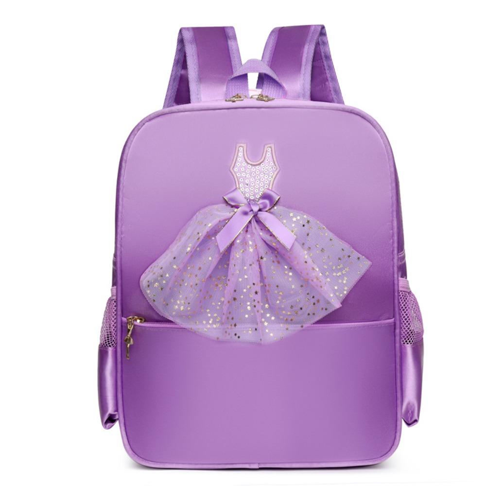 Cute Nylon Ballet Dance Backpack Large Capacity Waterproof Dance Duffle Bag Schoolbag Girls