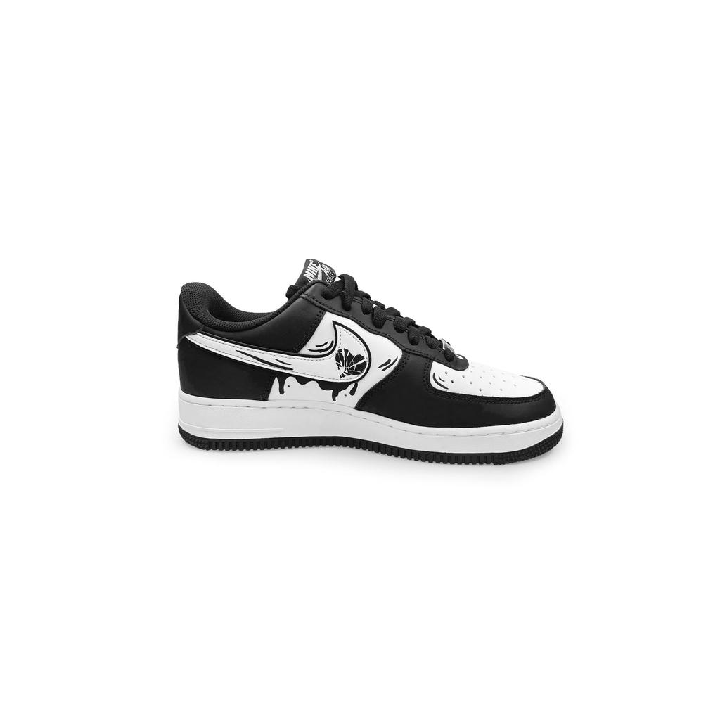 Nike Air Force 1 Air Force 1 Leather Thermal Coverage Low top Skateboard Shoes Men's Black White DV0788-001(Team240-)