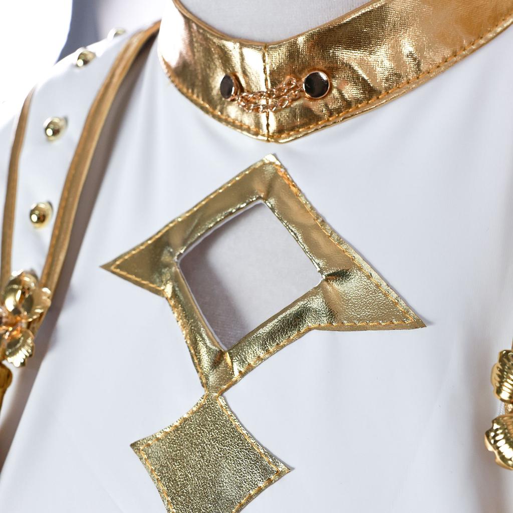 Rumi Mira Zoey White Zangpak Vrouwen Meisjes Halloweenfeest Rollenspel Outfit Cosplay Kostuum Pruik Voor Volwassenen Kinderen