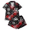 Women's Short Sleeve Shorts Set Milk Silk Brushed Fabric Two Piece Loungewear Outfit