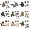 Hot Military Building Blocks Ghost Special Forces Soldiers Action Figures Bandits Accessories Gun Weapons Mini Dolls Bricks Toys